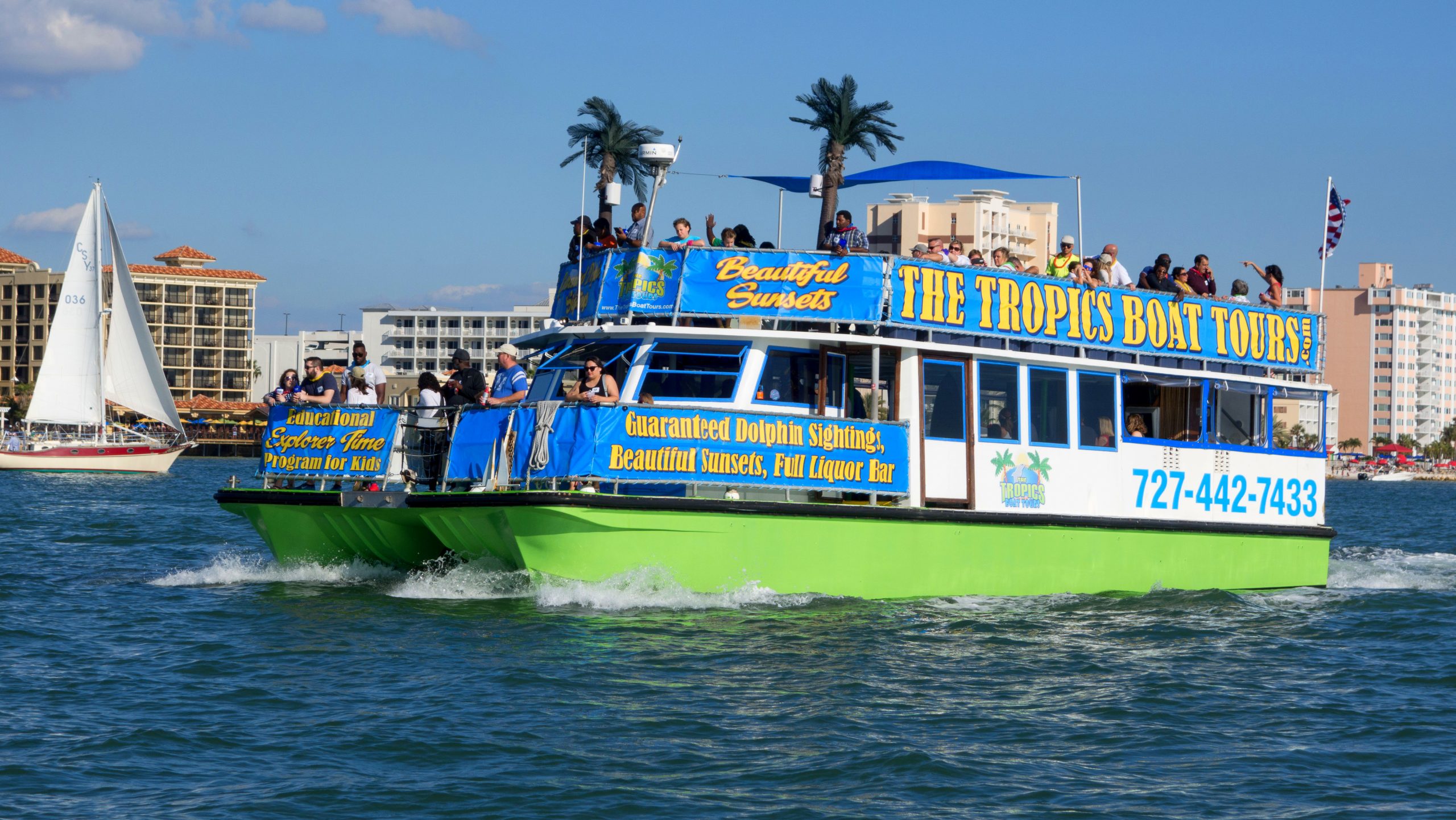 3 Fun Boat Tours In Clearwater Beach The Tropics Boat Tours